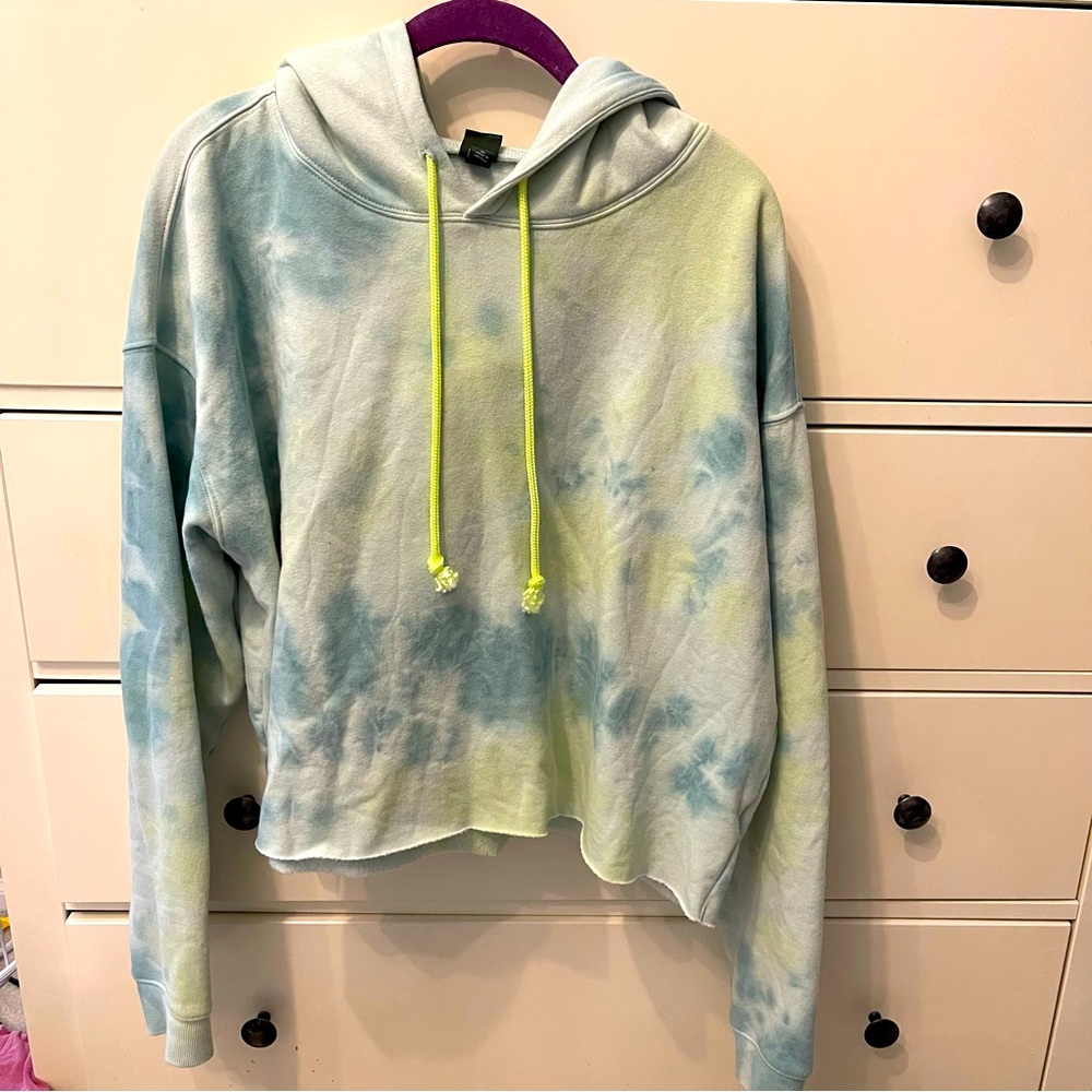 Wild Fable Cropped Tie-dye Hoodie